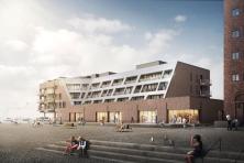 Rendering Hafenspitze Südwestfassade